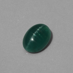 Apatita Olho de Gato Verde Natural 1.80ct, Corte Oval, Translúcido