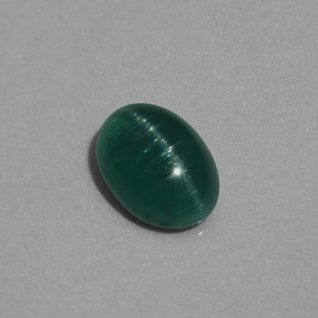 Apatita Olho de Gato Verde Natural 1.80ct, Corte Oval, Translúcido