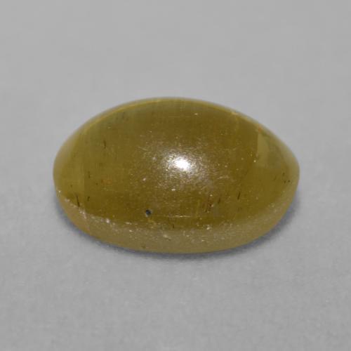 Apatita Olho de Gato Marrom Quente Natural 3.40ct, Corte Oval, Translúcido