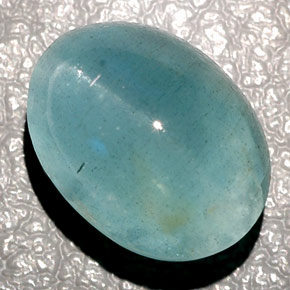Olho de gato Água-marinha Azul verde Natural 15.56ct, Transparente, Transparente/Translúcido