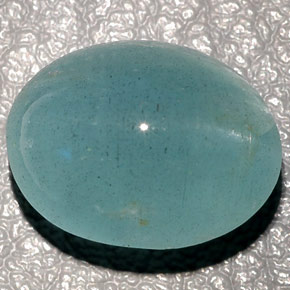 Cat's eye aquamarine verde natural 11,04ct, transparente, transparente/translúcido