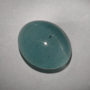 Cat's eye aquamarine verde natural 11,55ct, transparente, transparente/translúcido
