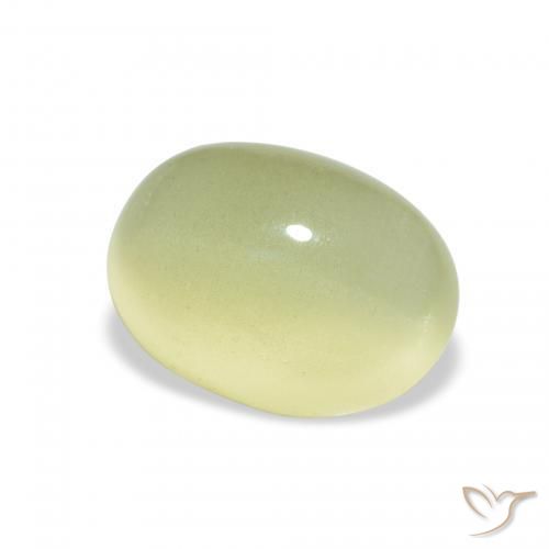 Berilo olho de gato Verde Pêra Claro Natural 2.85ct, oval, Translúcido
