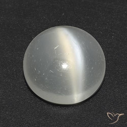 Pedra da lua olho de gato redonda de 2,38 quilates, 8,9 mm da Índia, Photo A