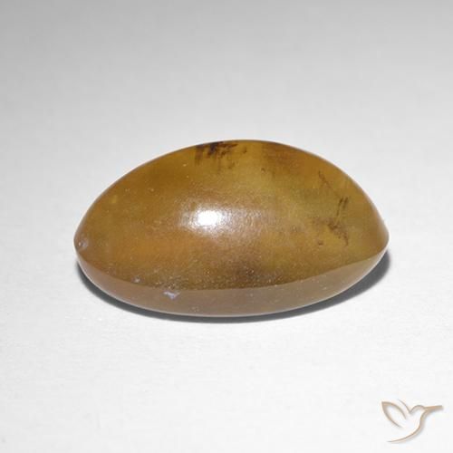 Opala Olho de Gato Marrom dourado Natural 1.91ct, oval, Translúcido