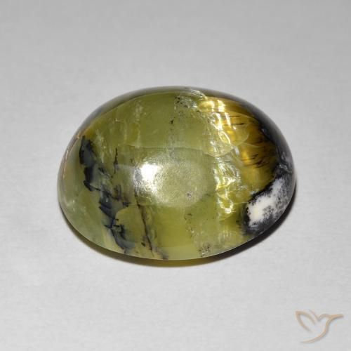 Opala Olho de Gato Terra Verde Natural 7.49ct, oval, Opaco