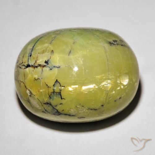 19.06ct Natural Terra Verde Opala Olho de Gato, oval, Opaco