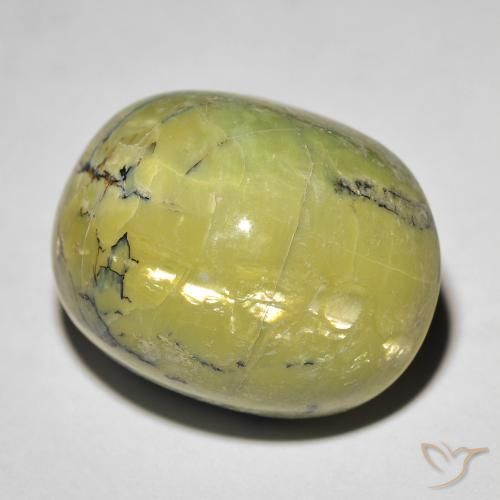 Opala Olho de Gato Terra Verde Natural 19.06ct, oval, Opaco