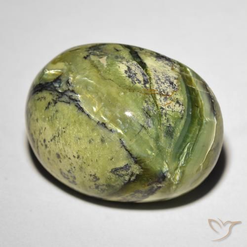 Opala Olho de Gato Terra Verde Natural 15.89ct, oval, Opaco
