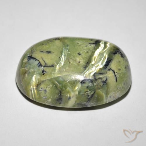 Opala Olho de Gato Terra Verde Natural 21.32ct, oval, Opaco