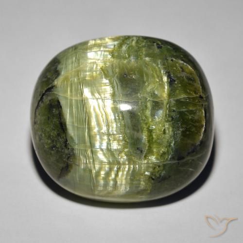 Opala Olho de Gato Oval 32,39 ct, 22,3 x 20,3 mm Do Brasil, Photo A