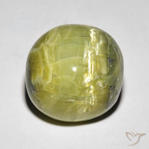 10.64ct Natural Terra Verde Opala Olho de Gato, oval, Opaco