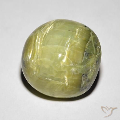 Opala Olho de Gato Terra Verde Natural 10.64ct, oval, Opaco