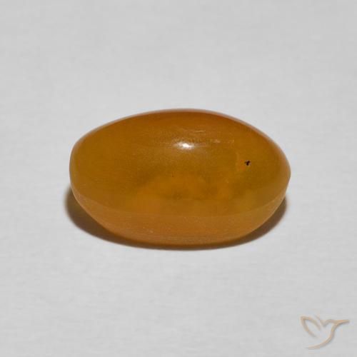 Opala Olho de Gato Marrom dourado Natural 3.26ct, oval, Opaco