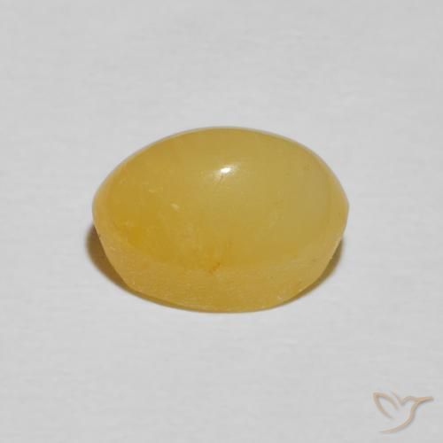 Opala Olho de Gato amarelo quente Natural 2.21ct, oval, Opaco