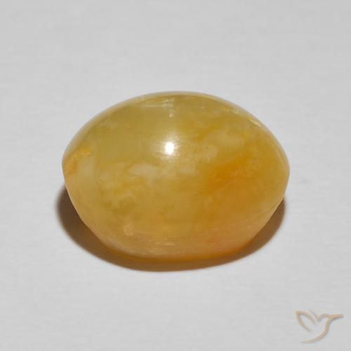 Opala Olho de Gato Dourado Natural 7.90ct, oval, Opaco