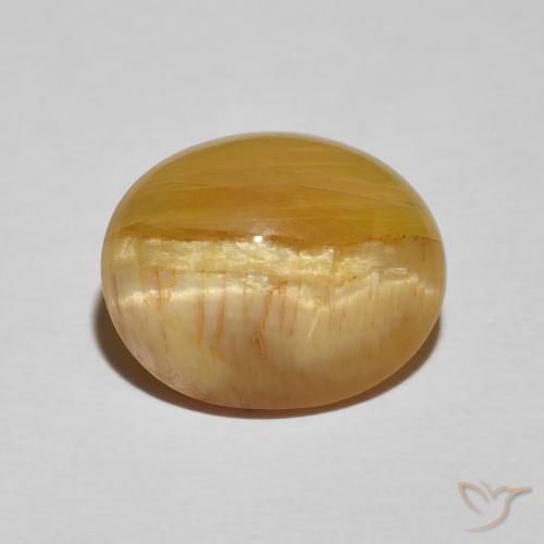 4.86ct Natural Marrom dourado Opala Olho de Gato, oval, Opaco