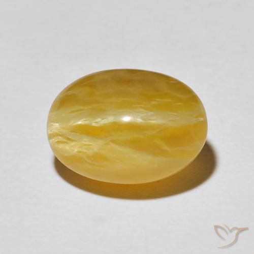 8.99ct Natural Dourado-Laranja Opala Olho de Gato, oval, Opaco