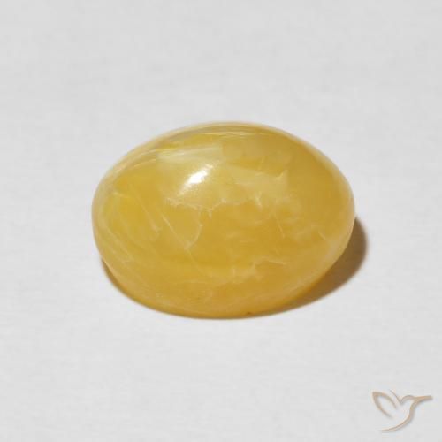 Opala Olho de Gato Laranja Dourada Natural 5.02ct, oval, Opaco