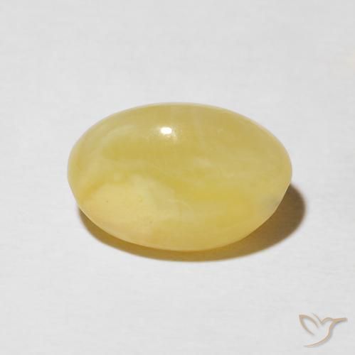 Opala Olho de Gato Luz amarela Natural 5.95ct, oval, Opaco