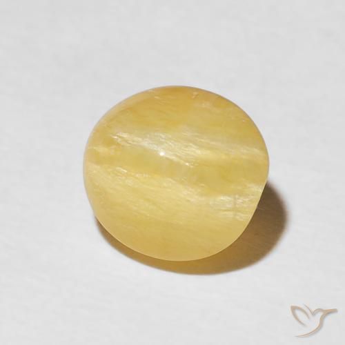Opala Olho de Gato Amarelo Toscana Natural 1.78ct, oval, Opaco