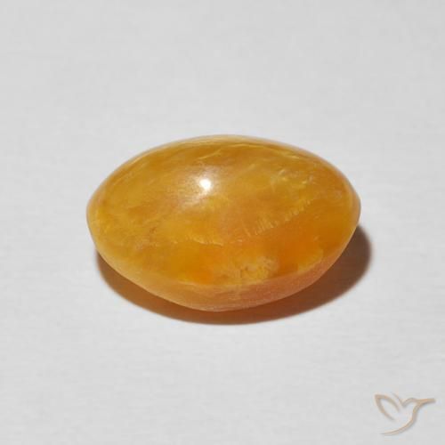 Opala Olho de Gato Laranja escuro-dourado Natural 2.93ct, oval, Opaco