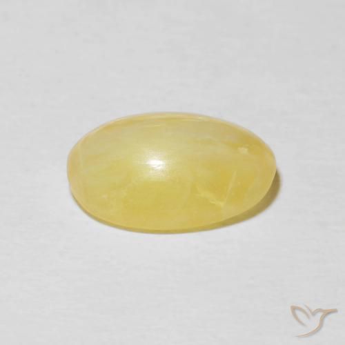 Opala Olho de Gato Luz amarela Natural 2.52ct, oval, Opaco