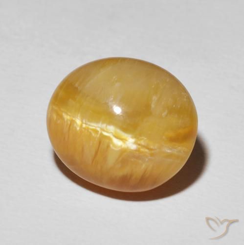 Opala Olho de Gato Marrom dourado Natural 7.94ct, oval, Opaco