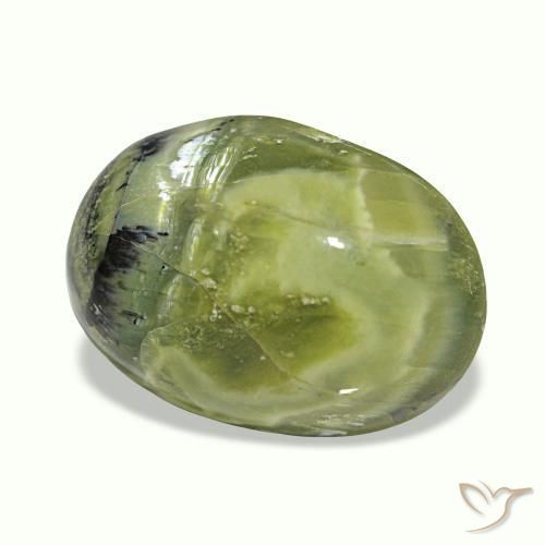 Cat's eye opal multicolorido natural 8,39ct, corte oval, opaco