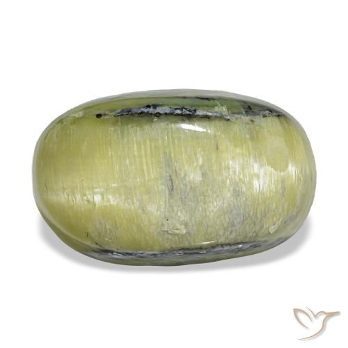 4.62ct verde cat's eye opal, oval, opaco
