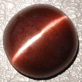 Cat's eye scapolite marrom natural 4,26ct, corte oval, opaco