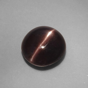 Cat's eye scapolite marrom natural 3,46ct, corte oval, opaco