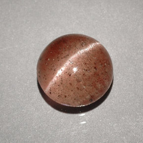 Cat's eye scapolite marrom natural 1,96ct, transparente, transparente/translúcido