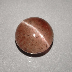 Cat's eye scapolite marrom natural 1,96ct, transparente, transparente/translúcido