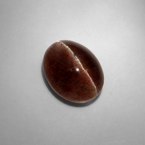 Cat's eye scapolite marrom natural 8,31ct, corte oval, translúcido