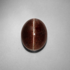Cat's eye scapolite marrom natural 8,31ct, corte oval, translúcido
