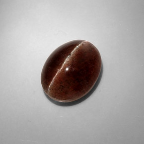 Cat's eye scapolite marrom natural 8,31ct, corte oval, translúcido