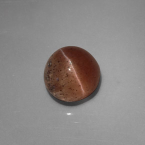 Cat's eye scapolite marrom natural 2,31ct, transparente, transparente/translúcido
