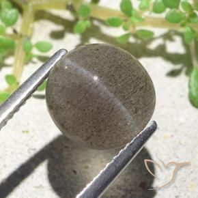 Cat's eye scapolite marrom natural 3,94ct, corte oval, translúcido