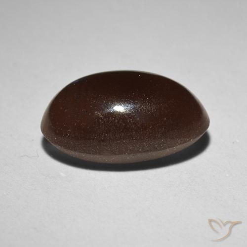 Escapolita Olho de Gato Umber Brown Natural 2.12ct, oval, Translúcido