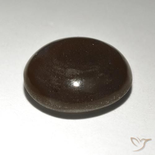 Escapolita Olho de Gato Umber Brown Natural 2.99ct, Redondo, Translúcido