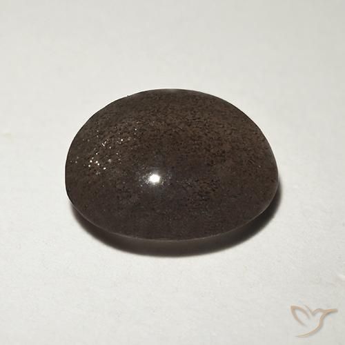 Cat's eye scapolite marrom natural 1,50ct, corte redondo, translúcido