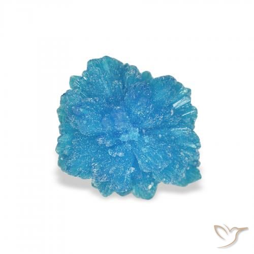 1.15ct Natural Azul Azure Elétrico cavassita, Chique, Opaco