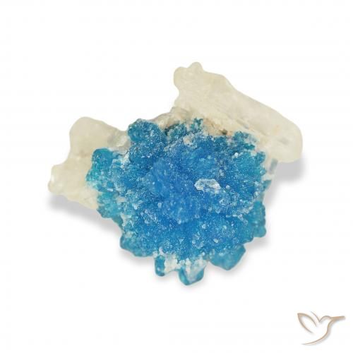 2.03ct Natural Azul Azure Elétrico cavassita, Chique, Opaco