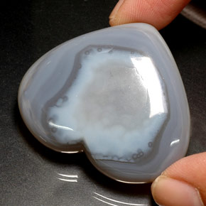 Calcedônia azul natural 120,50ct, transparente, transparente/translúcido
