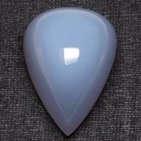 Calcedônia azul natural 193,10ct, transparente, transparente/translúcido