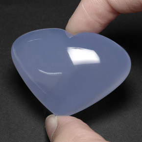 Calcedônia azul natural 117,45ct, transparente, transparente/translúcido