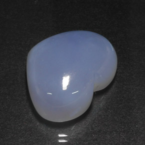 Calcedônia azul natural 31,47ct, transparente, transparente/translúcido