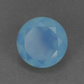 Calcedônia Azul Natural 1.07ct, Transparente, Transparente/Translúcido
