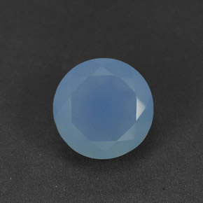 Calcedônia Azul Natural 1.08ct, Transparente, Transparente/Translúcido